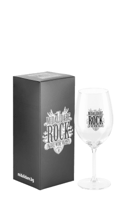 Wine glass Midalidare Rock with gift box