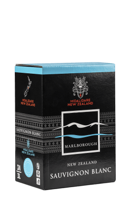Midalidare NZ Marlborough Sauvignon Blanc, Bag-in-Box, 3.0 L