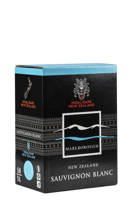 Midalidare NZ Marlborough Sauvignon Blanc, Bag-in-Box, 5.0 L