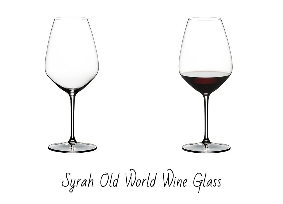 Wine & Glass pairing: Old World Syrah glass