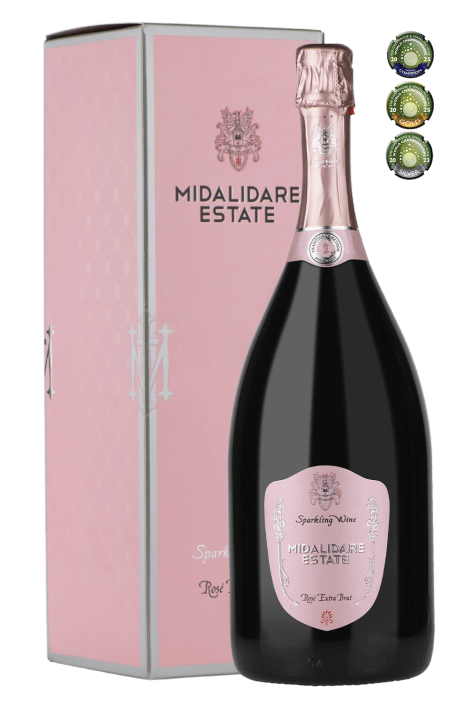 Midalidare Rose Extra Brut NV, 1.5 L
