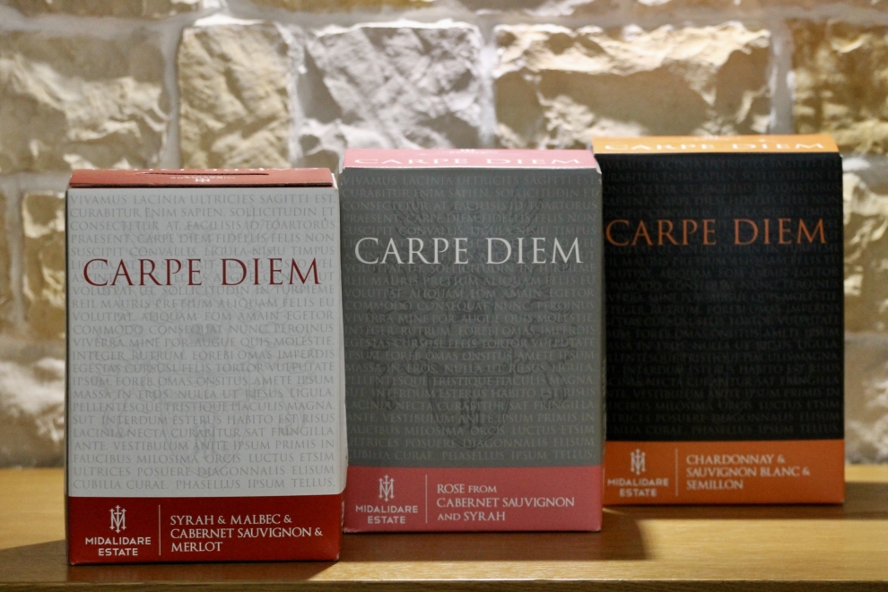 Carpe Diem Brand Bag-in-Box