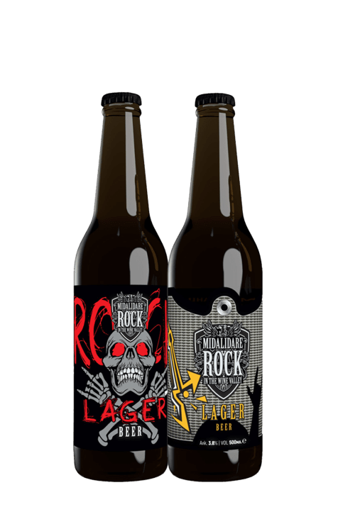 Beer Midalidare Rock Lager, 12*0.5 L